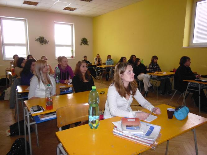 Studenti Střední školy cestovního ruchu v Rožnově p. R. 