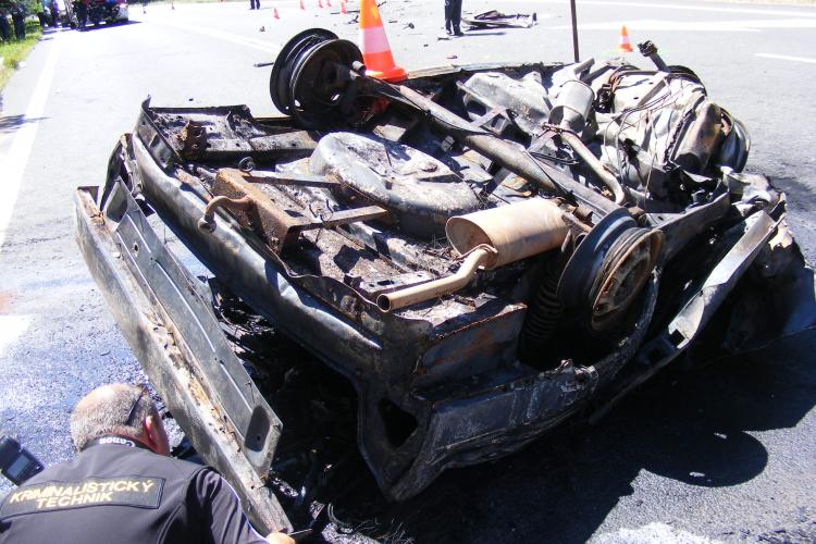 Tragická dopravní nehoda 22.7.2012 - u Mirotic