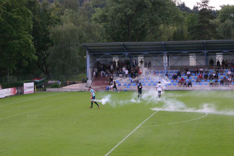 Výtržnictví na stadionu FC Písek III.