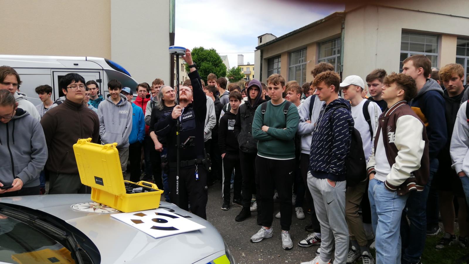 Využití dronu u policie - beseda se studenty