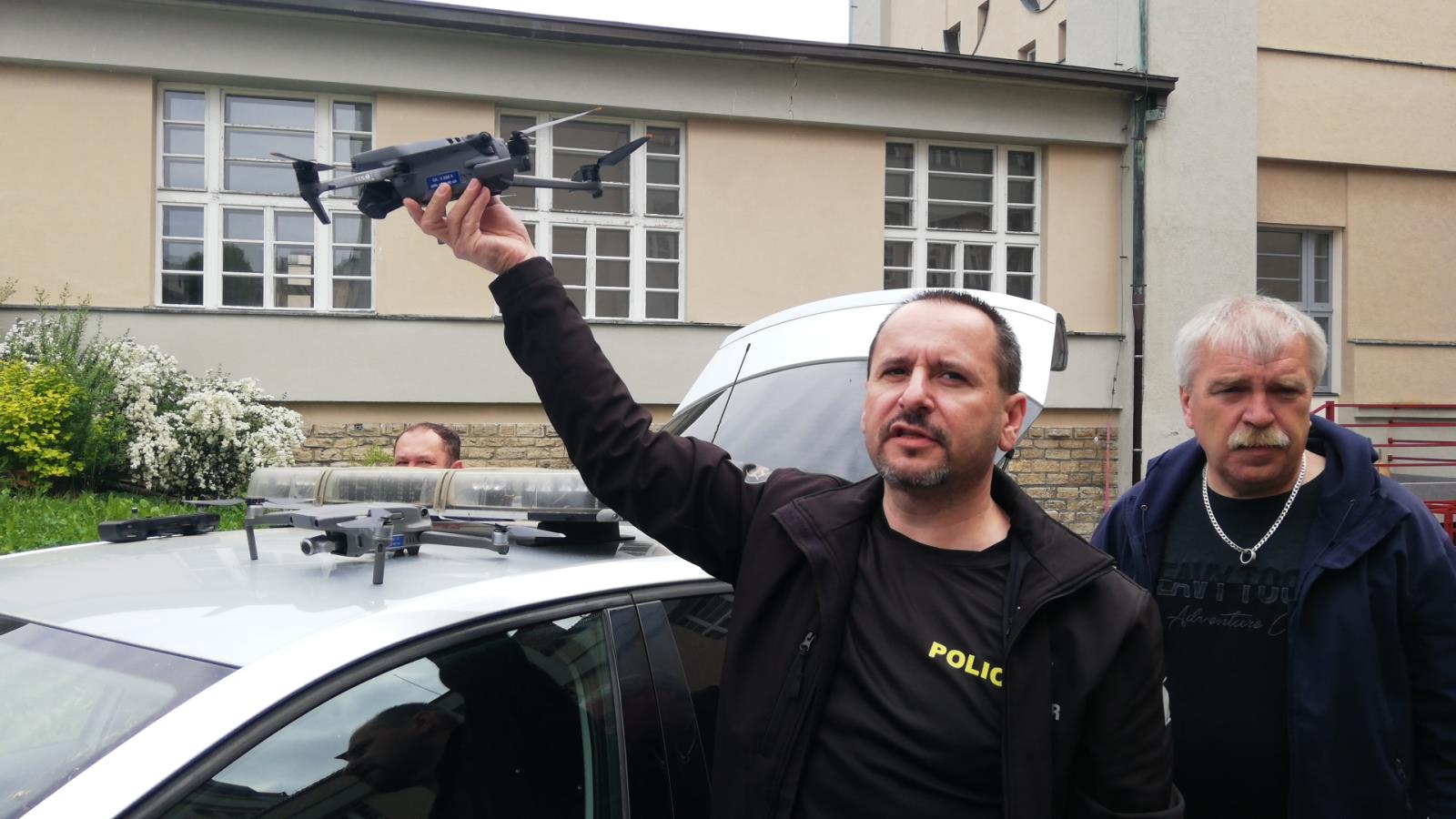 Využití dronu u policie - beseda se studenty