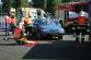 Zásah hasičů a záchranky u dopravní nehody