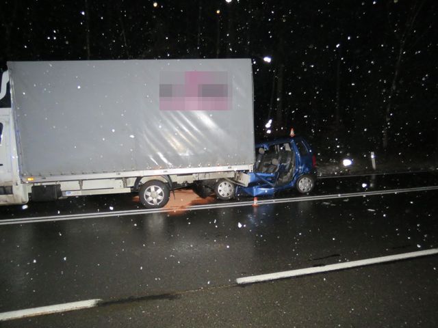dopravní nehoda u Studené Loučky