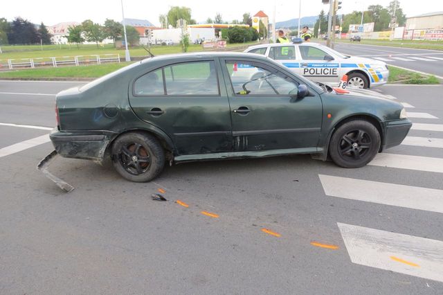 dopravní nehoda v Šumperku