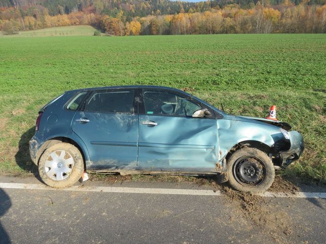 havárie vozidla u Šumperku