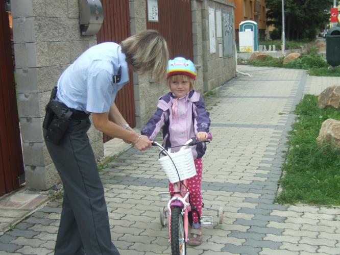 kontroly malých cyklistů