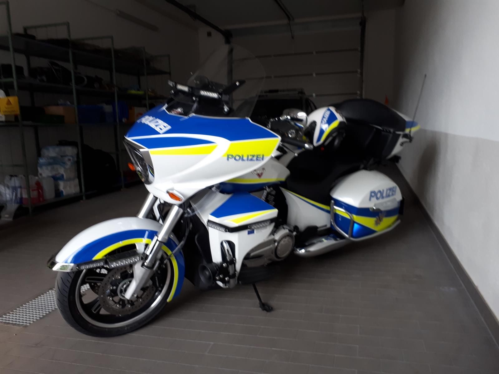 motocykl saské policie