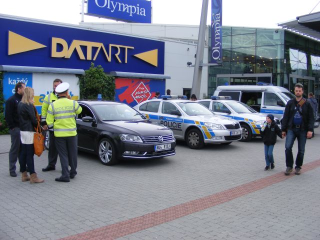 policejní vozidla