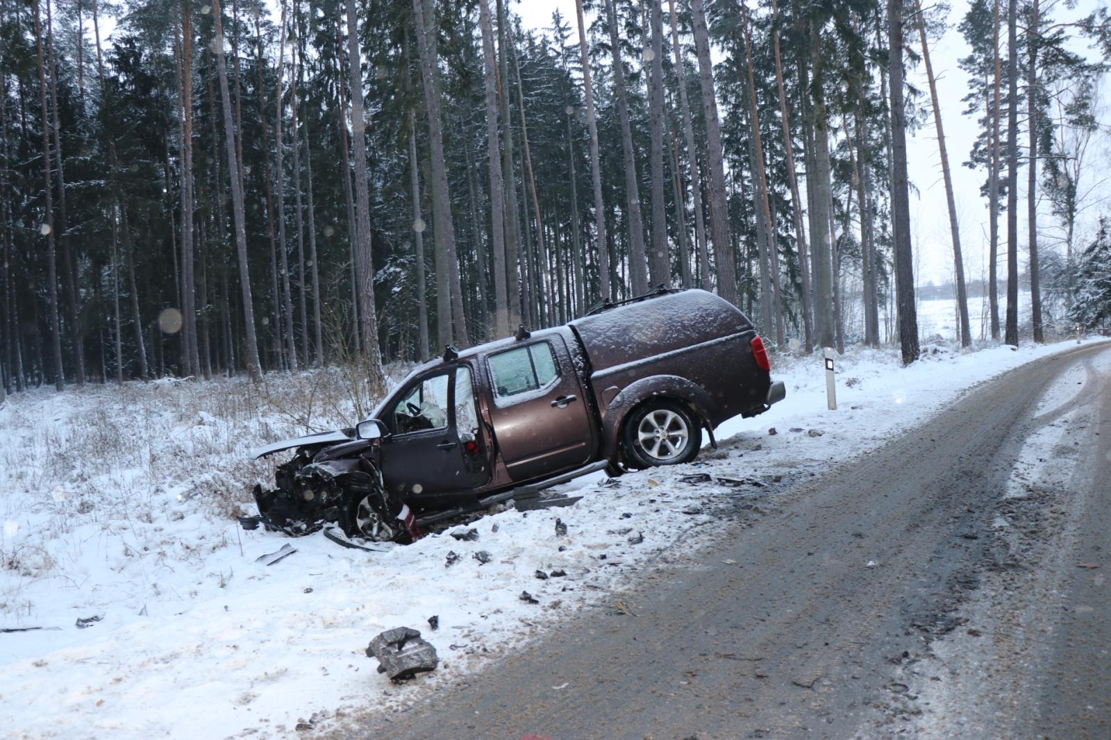 střet dvou vozidel