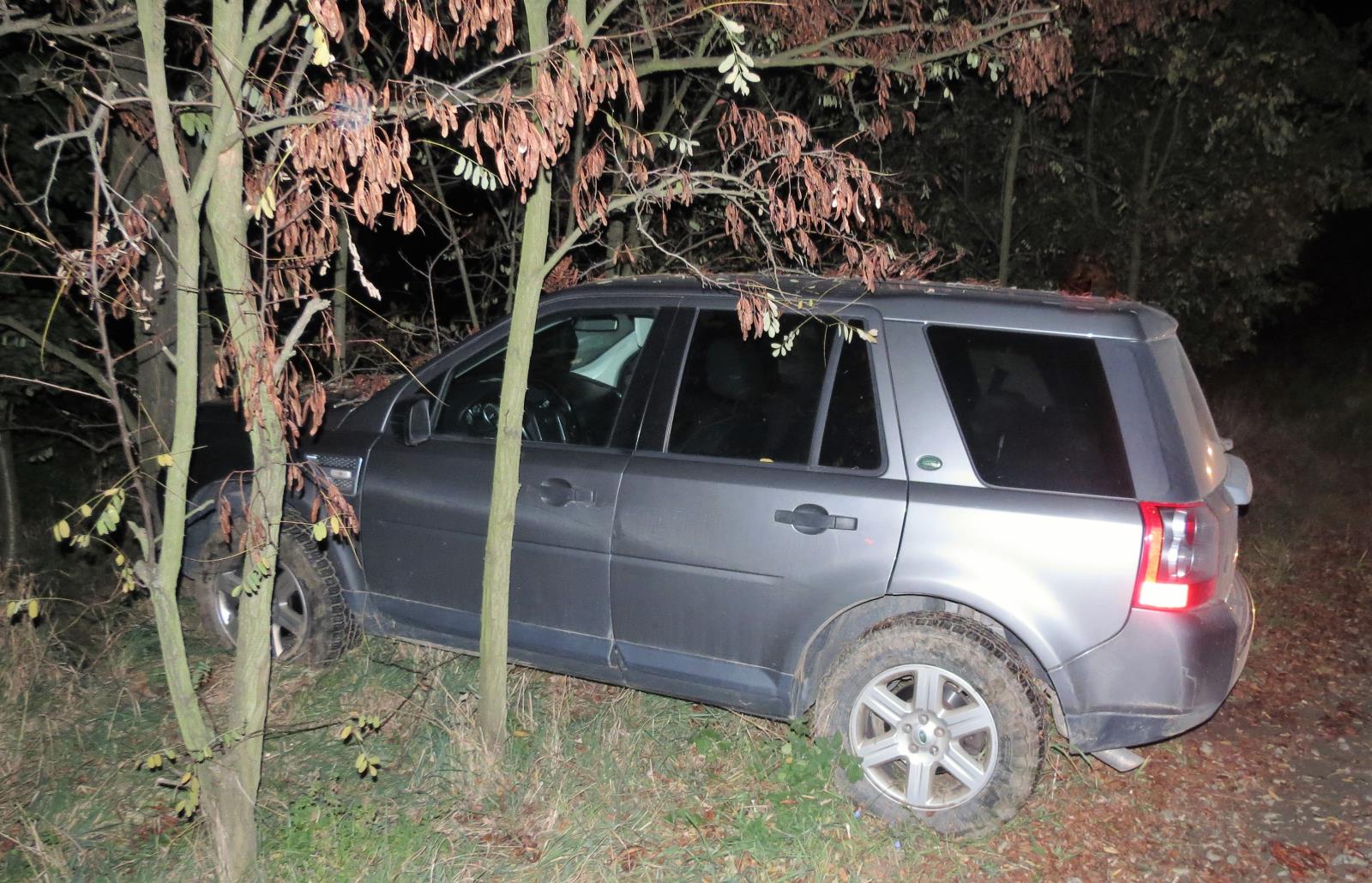ujíždějící řidič narazil do stromu