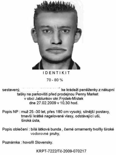 Identikid - krádež Jablunkov 
